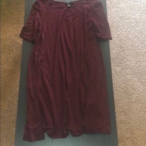 Maroon dress